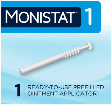 Monistat 1 Day Vaginal Antifungal Prefilled Applicator, 1 Ea
