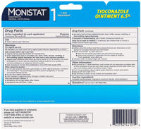 Monistat 1 Day Vaginal Antifungal Prefilled Applicator, 1 Ea
