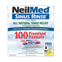 Neilmed Sinus Rinse Allergy And Sinus Premixed Packets, 100 Ea