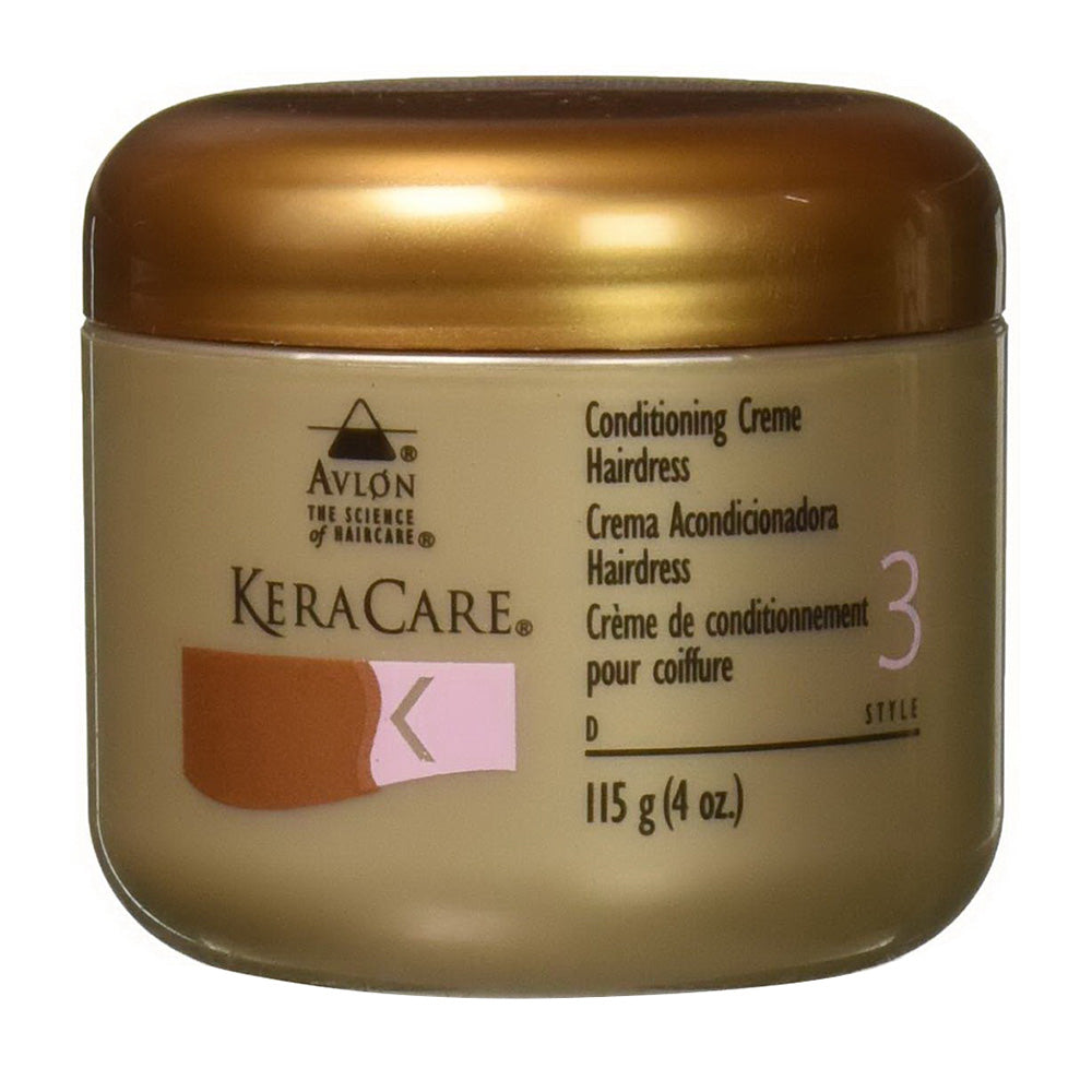Avlon KeraCare Conditioning Creme Hairdress Moisturizes Softens and Styles Hair 4Oz (115g)