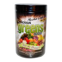 Delicious Greens 8000 Mocha Cafe, 10.6 Oz