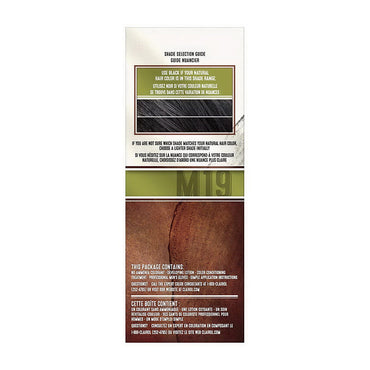 Clairol Natural Instincts Hair Color for Men, M19 Black, 1 Kit