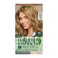Clairol Natural Instincts 8G Medium Golden Blonde Hair Color Kit, 1 Ea