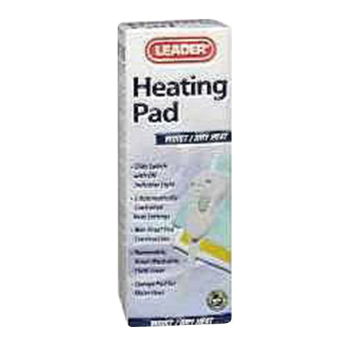 Leader King Size LCD Electric Digital Moist/Dry Heating Pad, 12 x 14, 1 Ea