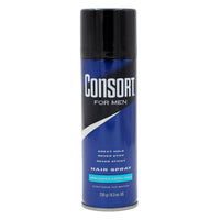 Consort Unscented Extra Hold Aerosol Hair Spray For Men, 8.3 Oz
