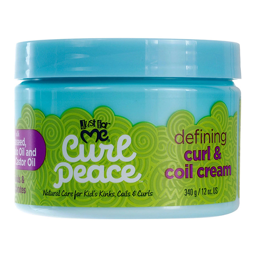 Just For Me Curl Peace Defining Curl and Coil Cream, 12 Oz