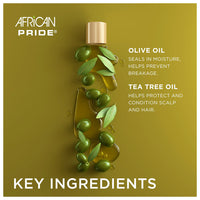 African Pride Olive Miracle Anti breakage 2 In 1 Hair Shampoo And Conditioner, 12 Oz