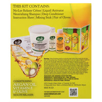 TCB Naturals Regular Conditioning Argan Oil No Lye Hair Relaxer Box, 1 Ea