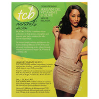TCB Naturals Regular Conditioning Argan Oil No Lye Hair Relaxer Box, 1 Ea