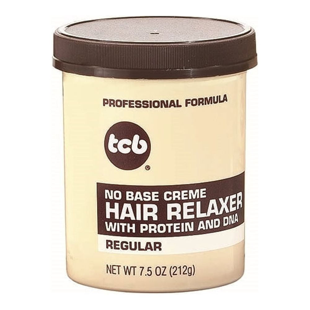 Tcb No Base Creme Hair Relaxer, Regular Jar, 7.5 Oz