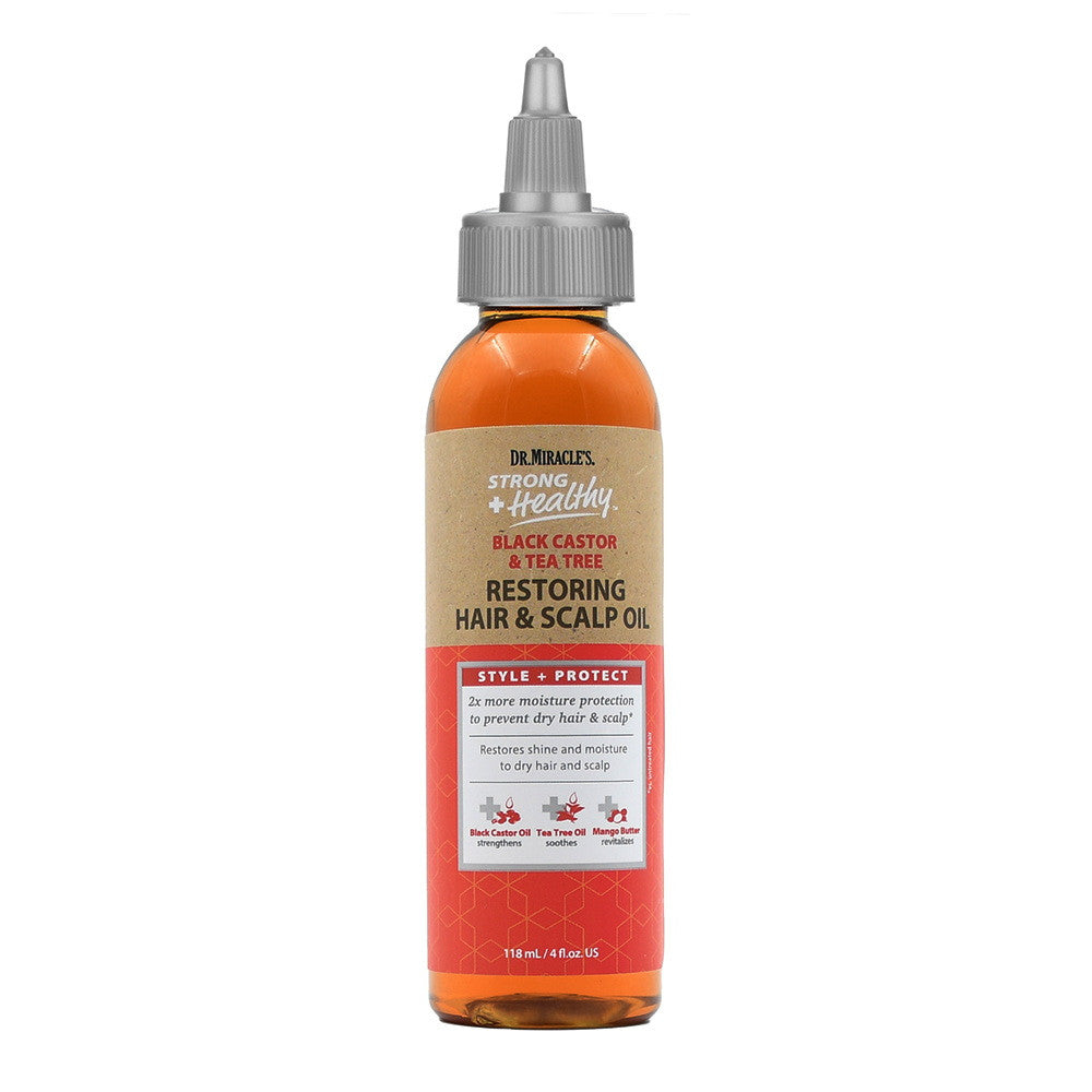 Dr Miracles Strong And Healthy Restoring Hair And Scalp Oil, 4 Oz