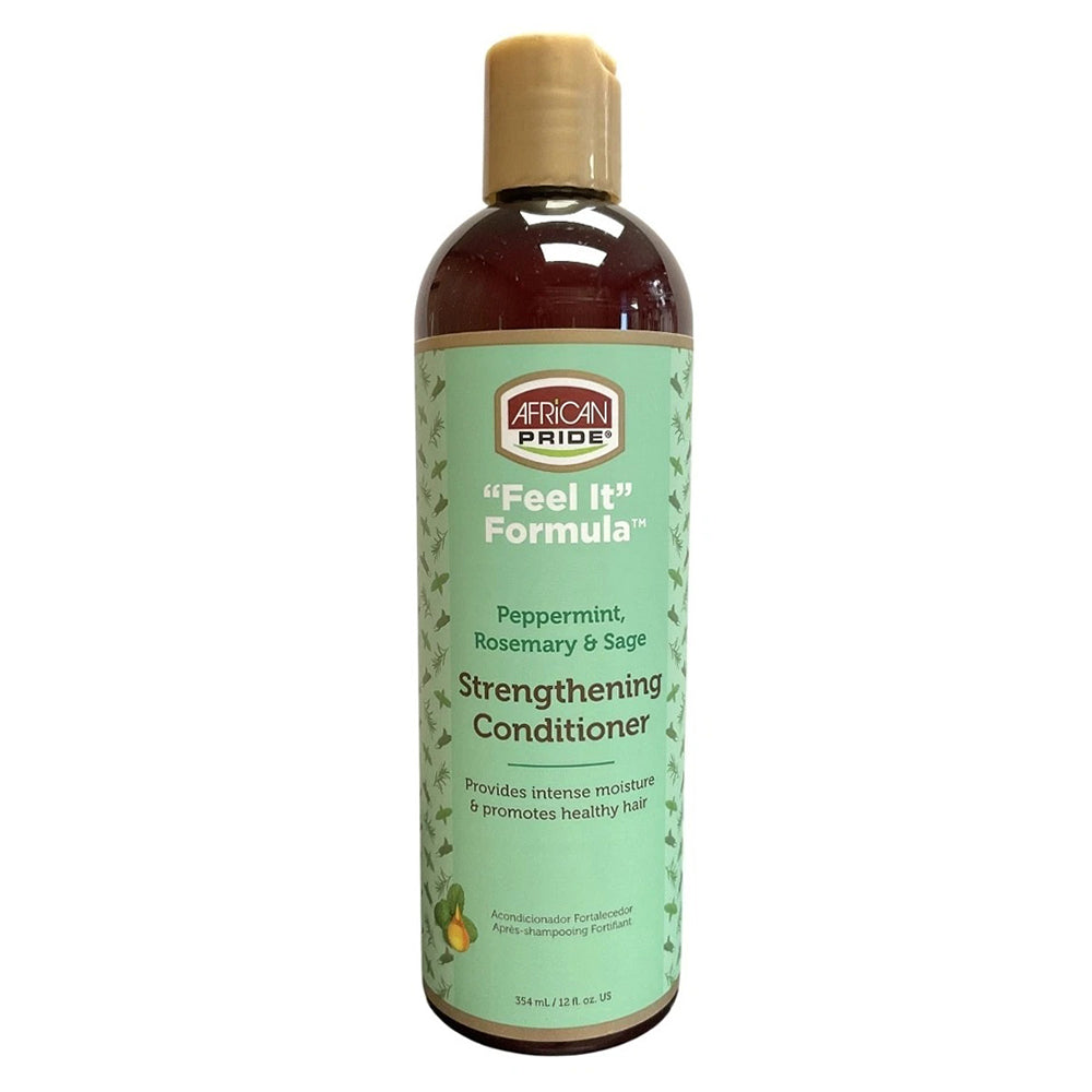 African Pride Feel It Strengthening Conditioner for Hair Repair 12Oz (354ml)