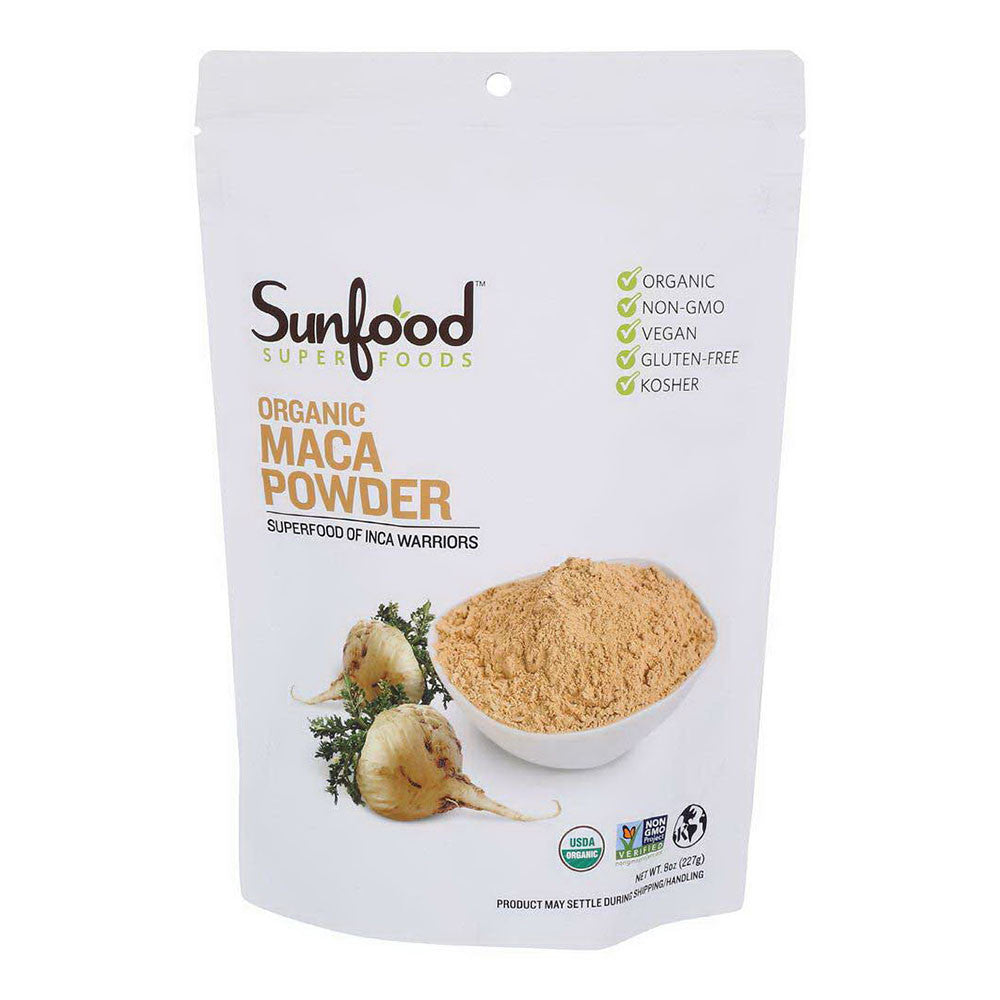 Sunfood Superfoods Organic Maca Root Powder, 8 Oz