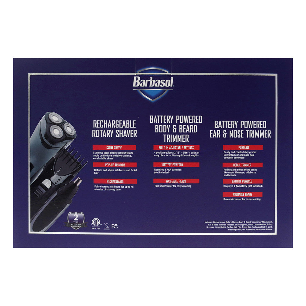 Barbasol Essential Grooming Kit 11 Piece, 1 Ea