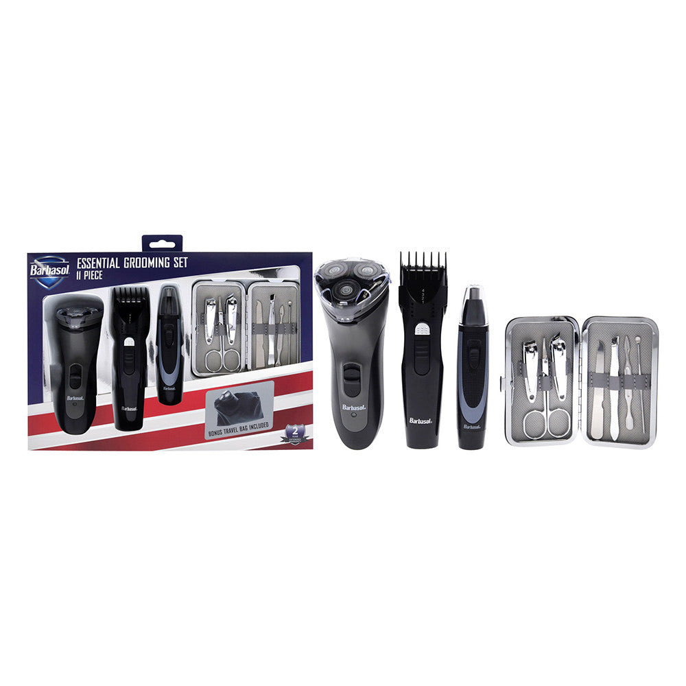 Barbasol Essential Grooming Kit 11 Piece, 1 Ea