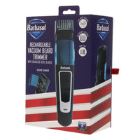 Barbasol Cordless Vacuum Beard Trimmer 10 Adjustable Guide Setting, 1 Ea