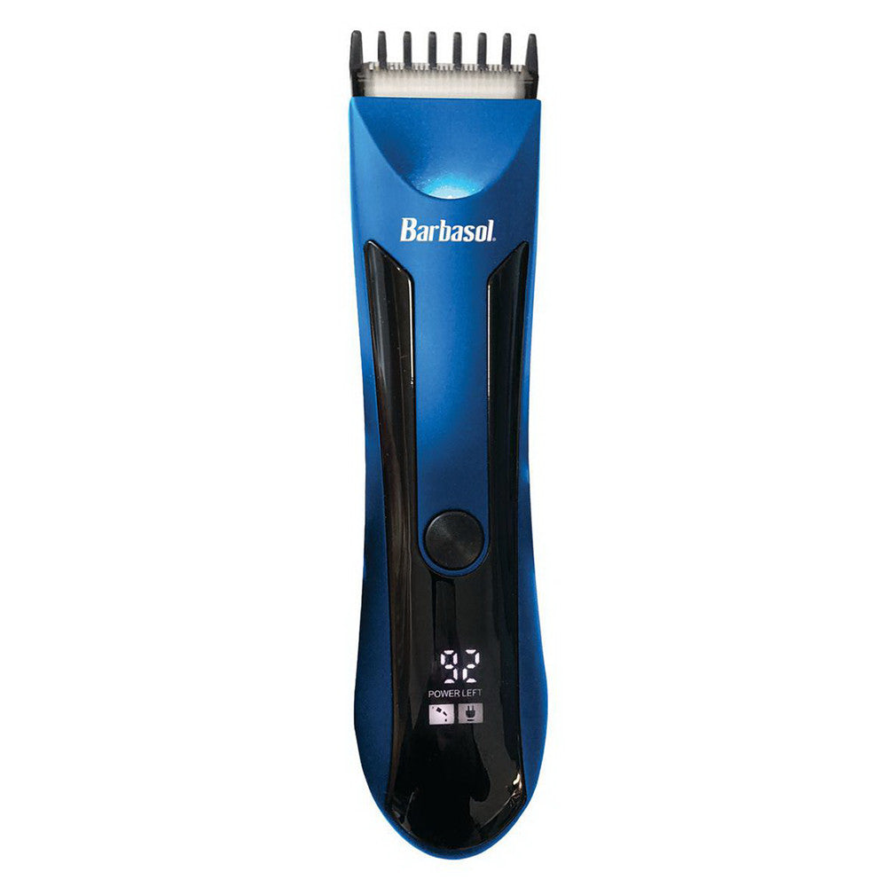 Barbasol Rechargeable Body Hair Trimmer, LCD Screen, Waterproof, Ceramic Blades for any Male, 1 Ea