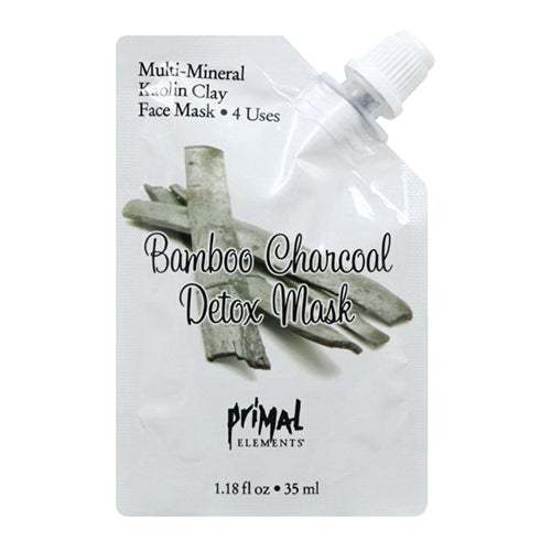 Primal Elements Bamboo Charcoal Detox Mask, 1.18 Oz