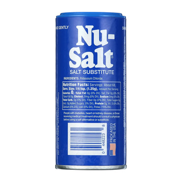 Nu-Salt Salt Substitute, 3 Oz