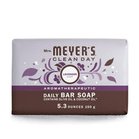 Mrs. Meyer's Clean Day Daily Bar Soap, Lavender Scent, 5.3 Oz