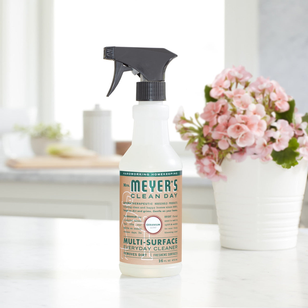 Mrs. Meyers Clean Day Multi-Surface Everyday Cleaner Geranium, 16 Oz