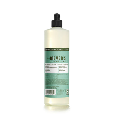 Mrs. Meyers Clean Day Liquid Dish Soap, Basil Scent, 16 oz