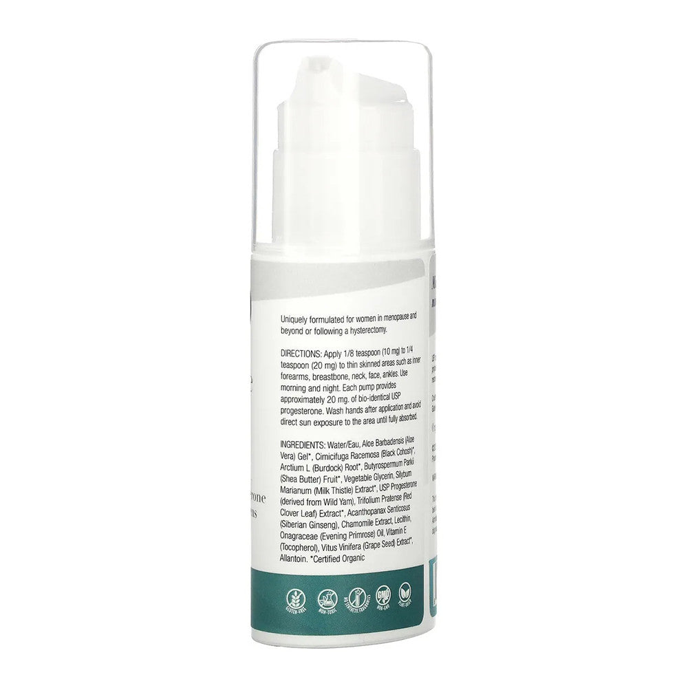 Organic Excellence Balance Plus Therapy Bio-identical Progesterone Cream with Phytoestrogens, 3.3 Oz