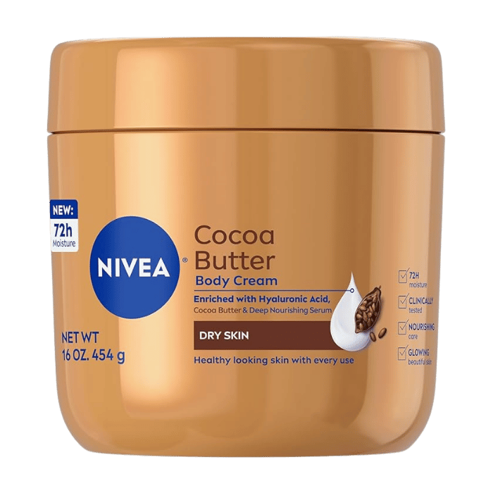 Nivea Cocoa Butter Body Cream with Vitamin E, 15.5 Oz