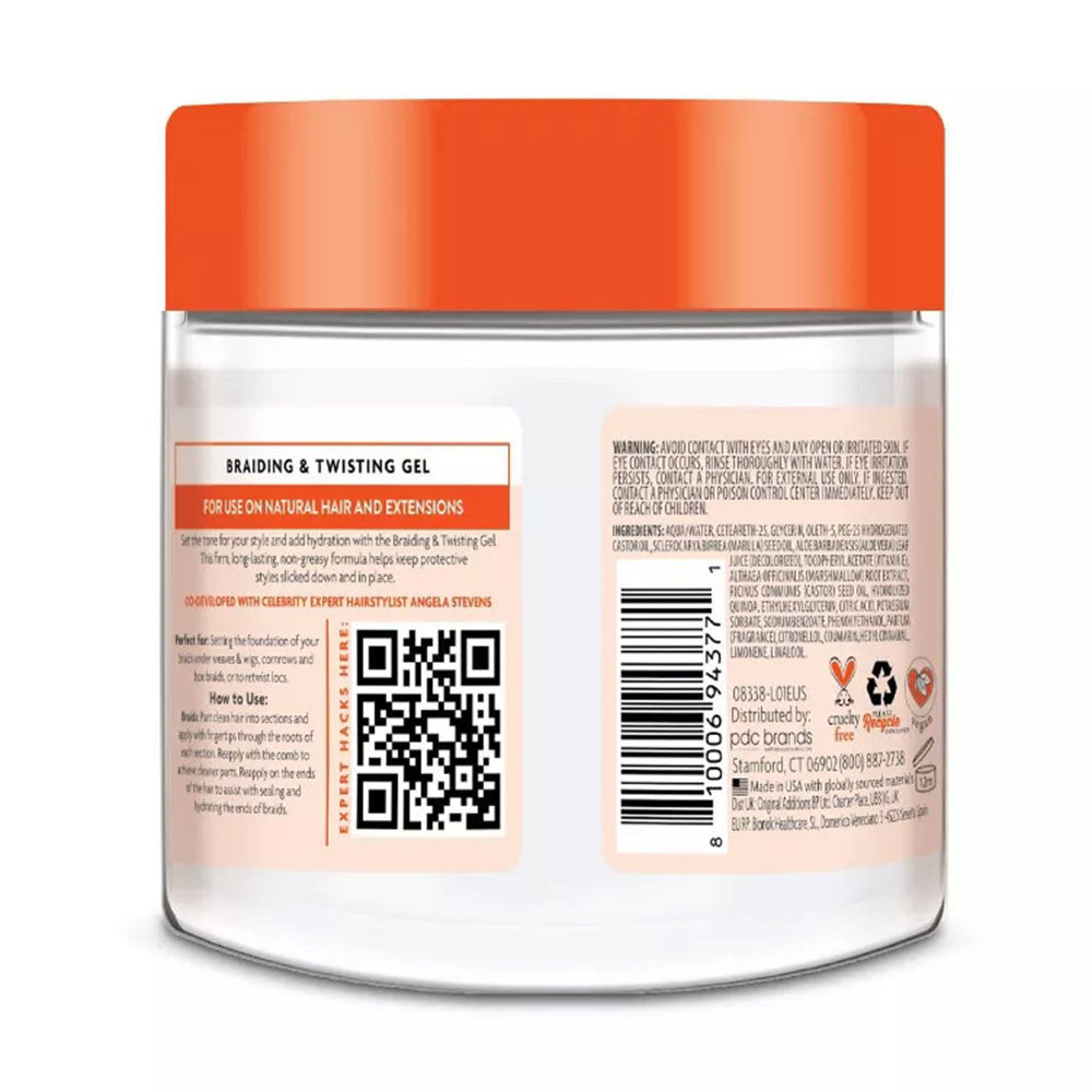 Cantu Protective Styles By Angela Braiding And Twisting Gel, 8 Oz