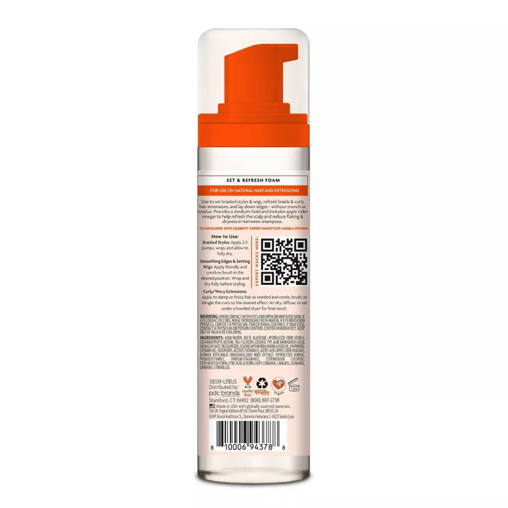 Cantu Protective Styles By Angela Set And Refresh Foam, 8 Oz