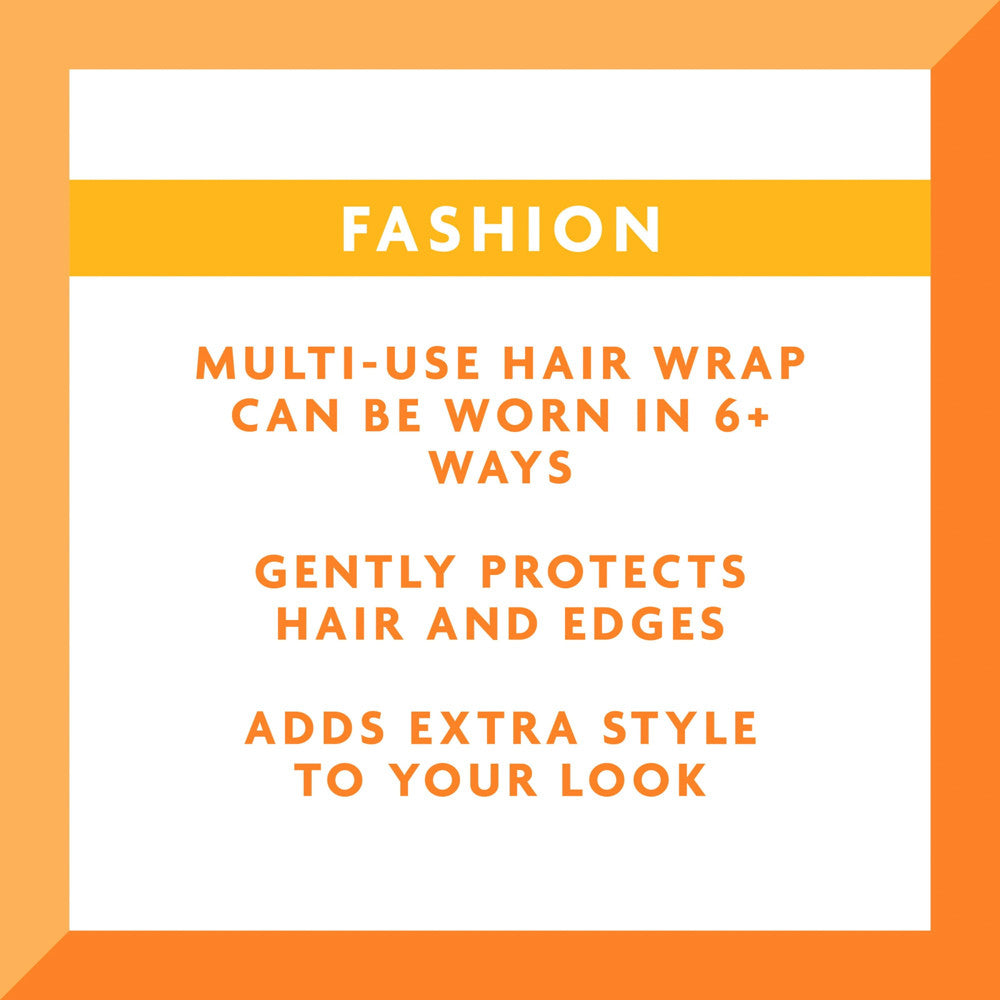 Cantu Mkoby Collection Multi Wear Fashion Head Wrap, Multi Color, 1 Ea