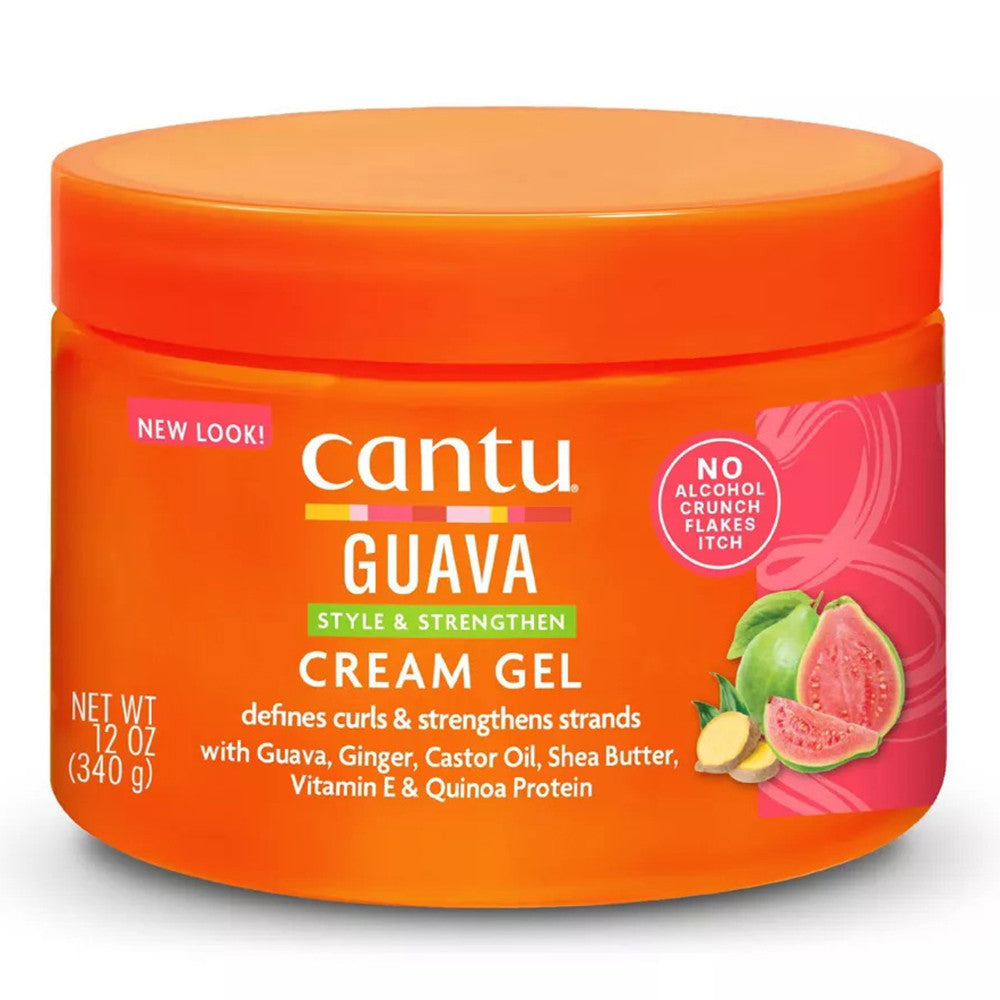 Cantu Guava Curl Style and Strengthen Cream Gel, 12 Oz