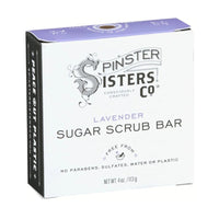 Spinster Sisters Lavender Sugar Scrub Bar, 4 Oz