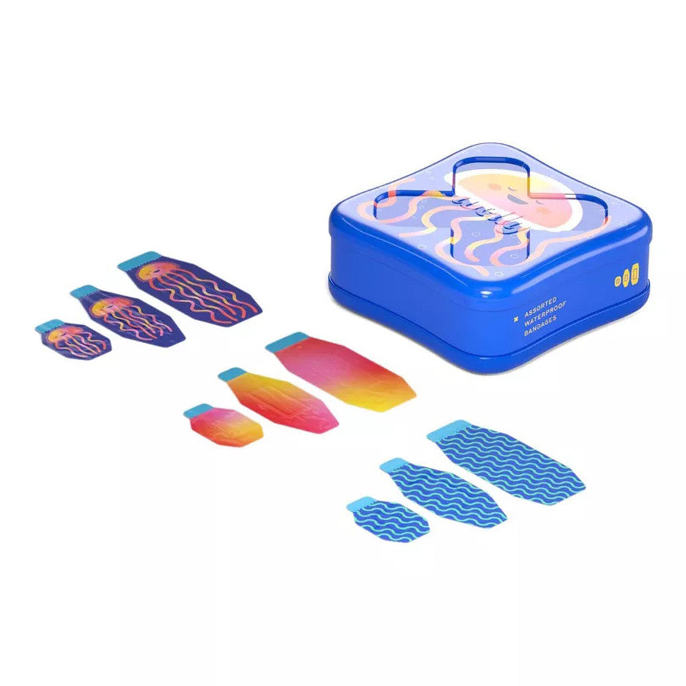 Welly Kids Waterproof Bandages, Jelly Fish, 39 Ea
