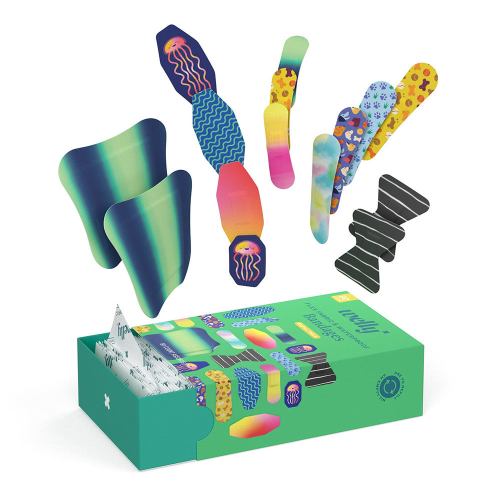 Welly Flex Fabric Bandages, 80 Ea