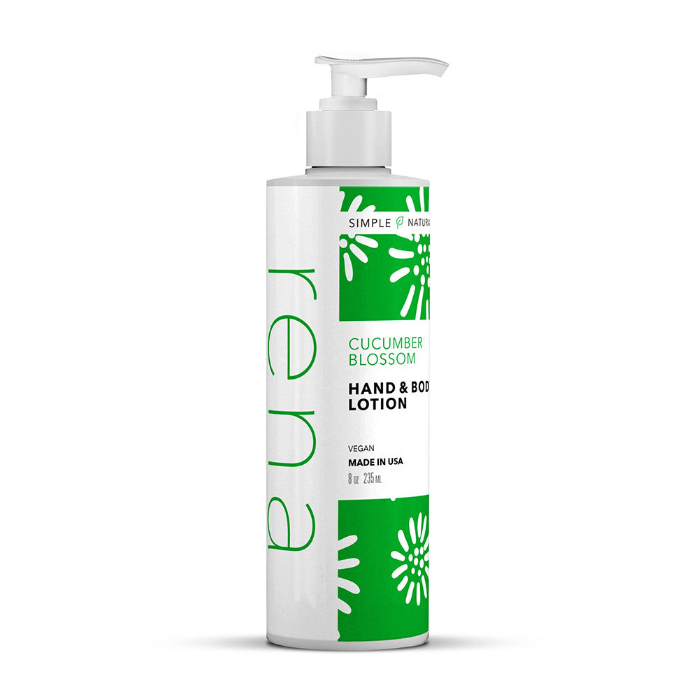 Rena Naturals Hand & Body Lotion, Cucumber Blossom, 8 Oz