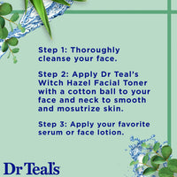 Dr Teals Eucalyptus Witch Hazel Facial Toner, 16 Oz