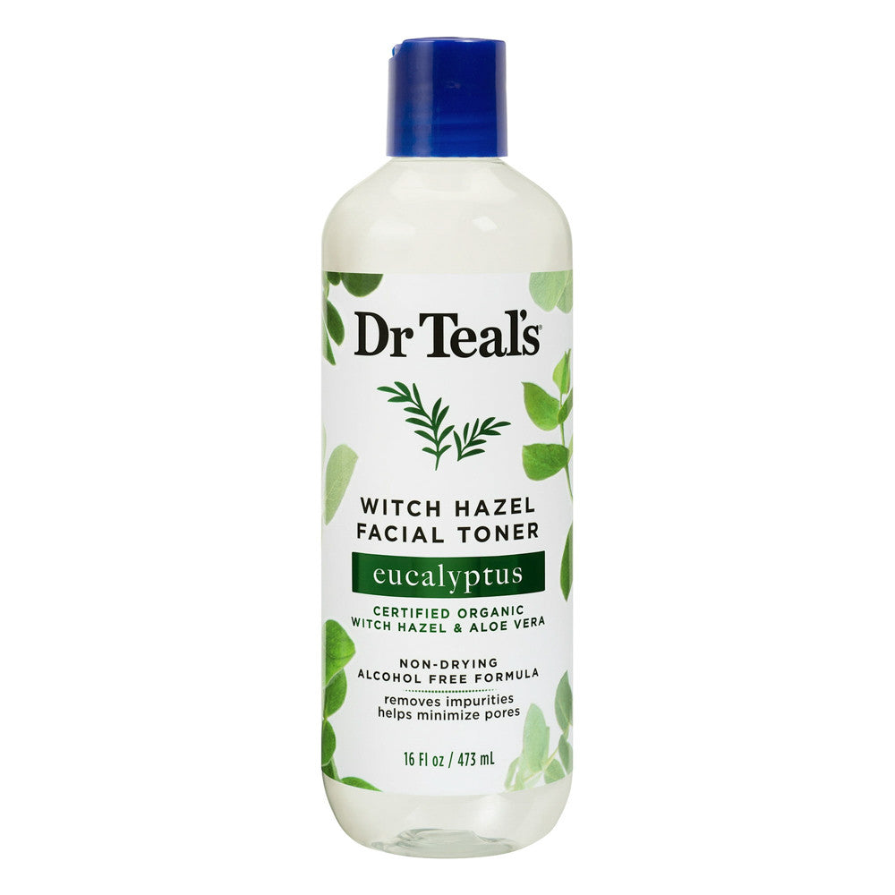 Dr Teals Eucalyptus Witch Hazel Facial Toner, 16 Oz