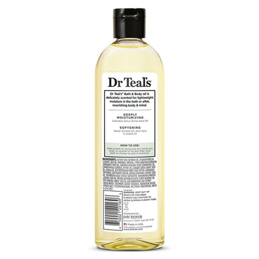 Dr Teals Bath And Body Oil, Relaxing Hemp Seed Oil, 8.8 Oz