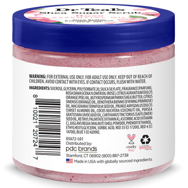 Dr Teals Shea Sugar Scrub, Rose, 19 Oz