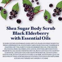Dr Teals Shea Sugar Scrub, Black Elderberry, 19 Oz