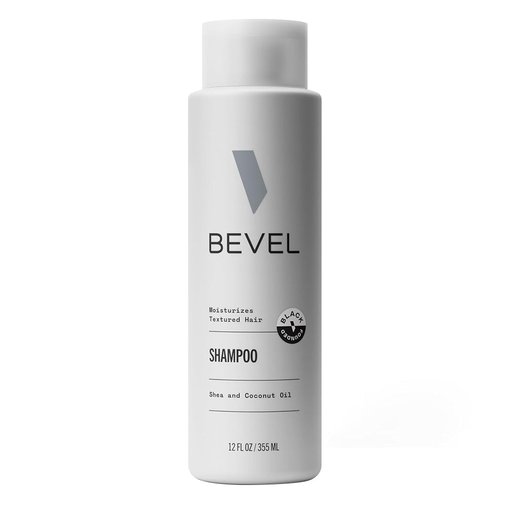 Bevel Mens Moisturizing Shampoo with Shea and Coconut Oil for Textured Hair 12Oz (355ml)