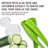 Bevel Clear Shave Gel for Men with Aloe Vera and Cucumber, 4 Oz