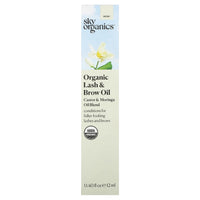 Sky Organics Organic Lash and Brow Oil, 0.4 Oz