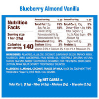 Munk Pack 1g Sugar Granola Bars, Blueberry Almond Vanilla Bars, 4 Ea