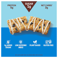 Munk Pack 1g Sugar Granola Bars, Blueberry Almond Vanilla Bars, 4 Ea