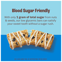 Munk Pack 1g Sugar Granola Bars, Blueberry Almond Vanilla Bars, 4 Ea