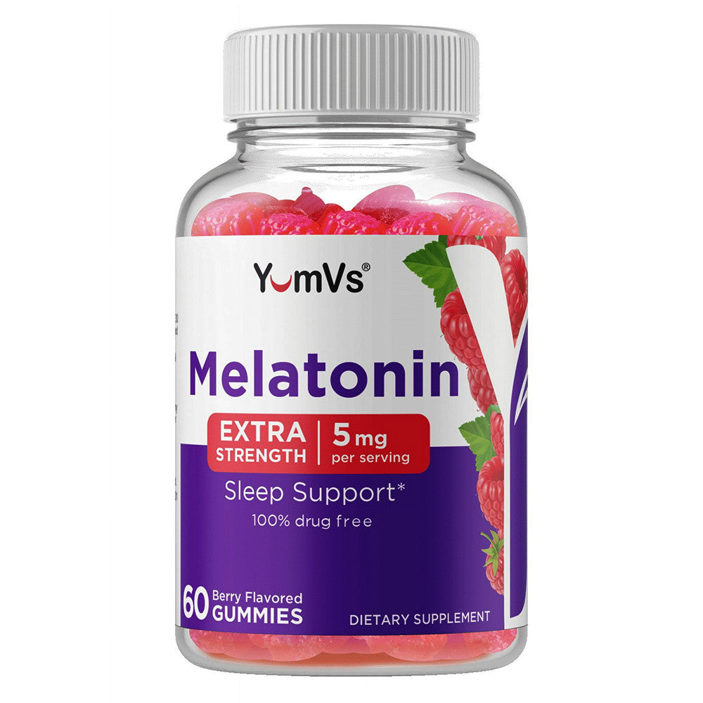 Yumvs Melatonin Extra Strength Sleep Support 5 Mg Gummies, 60 Ea