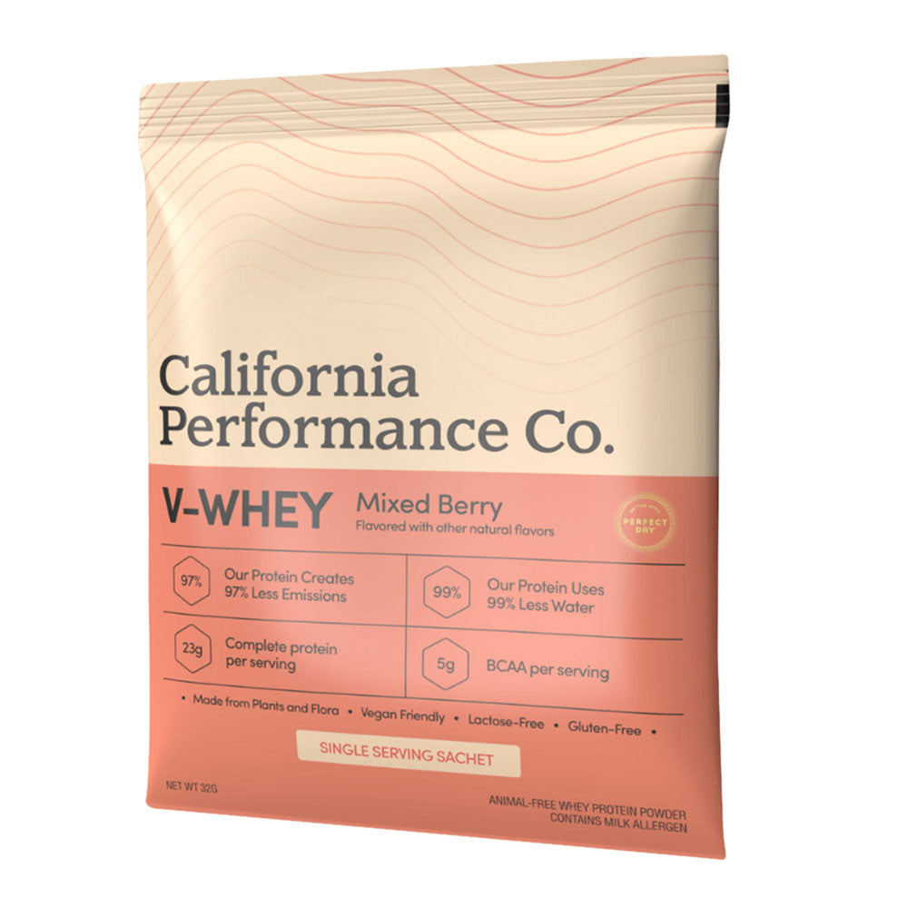 California Performance Co V Whey Animal Free Protein Powder, Mixed Berry, 16.6 Oz