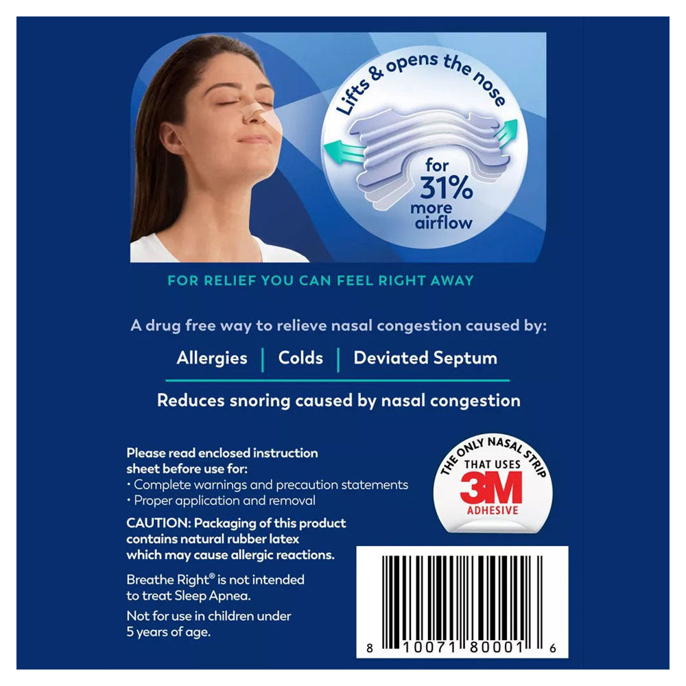 Breathe Right Extra Strength Clear Nasal Strips, 26 Ea
